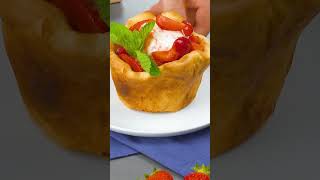 Campfire Ice Cream Bowls 🔥🍨🍓 shorts scrumdiddlyumptious dessert summer icecream recipe food [upl. by Nagad]