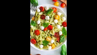 Pesto Pasta Salad Recipe [upl. by Sedlik]