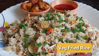 Vegetable Fried Rice Recipe in TamilHow to make Veg Fried Rice Fried Riceவெஜிடேபிள் ஃப்ரைட் ரைஸ் [upl. by Ariek]