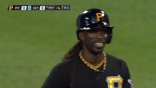 SHOULD I STAY OR SHOULD I GO Andrew McCutchen does a PIROUETTE at first base [upl. by Archangel]