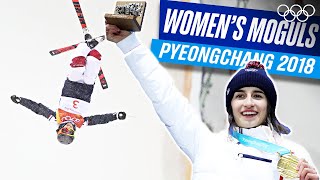 🇫🇷 Perrine Laffont wins FIRST Gold 🥇  Womens Moguls 2018 [upl. by Anerec]