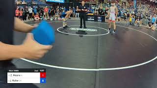 2024 USMC Junior MFS National Champions Zeno Moore vs Jace Roller 144 Lbs 5th Place Bout [upl. by Puto]