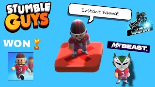 I Played Stumble Guy And Got INSTANT KARMA But Won MrBeast Challenge 🏆🏆🏆stumbleguys funny [upl. by Northington]