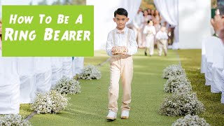 The Official Ring Bearer  Alex amp iLed Wedding [upl. by Anauqaj231]