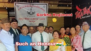 Gorkha Heros 🇮🇳 at Taka Tak Restaurant DehradunMaj Gen Sanjeev Khatri Sir goc gorkharegiment [upl. by Nivlek]