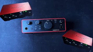 Focusrite Scarlett Solo 4th Gen Unboxing And Set Up On Mac [upl. by Emyaj660]