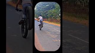 Cycle stunt of stoppie stoppie cyclestunt stuntbike shorts video2024 [upl. by Dodd]