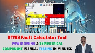 Understanding Power Swing and Fault Current Symmetry in Power Systems  RTMS Fault Calculator [upl. by Enamart]