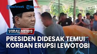 🔴Prabowo Didesak ke NTT Temui Korban Erupsi Gunung Lewotobi di Flores NTT 10295 Jiwa Terdampak [upl. by Anehsuc976]