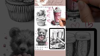 ❤️ Adult Coloring Pages  Valentines Special in Beautiful Grayscale ❤️ [upl. by Anehsuc]