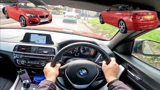 2020 BMW 218i CABRIO F23  FP POV Drive 4K [upl. by Einahteb]