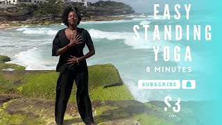 Easy Standing Yoga Stretches 8min  S3 YOGA with Savanna Stevens [upl. by Zug102]