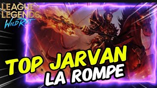 ⚠️ OJO CON JARVAN TOP⚠️ QUE ESTA OP WILD RIFT [upl. by Ellecram202]