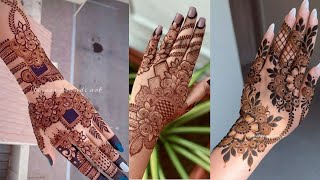 Stylish and beautiful mehendi designs 202324beautiful back hand mehendi designs mehndi designs [upl. by Adnauqaj475]