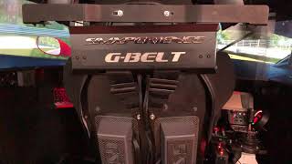 SimXperience Gbelt Gseat Accuforce V2 wheel SimVibe extensionchassis mode on Sim Commander 4 [upl. by Atalante789]