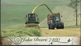 John Deere 7480 Crawthat Farm 2 gtritchie5 [upl. by Drain]