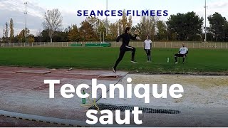 Séance 29  Technique saut en longueur  travail des 3 derniers appuis [upl. by Rocca]