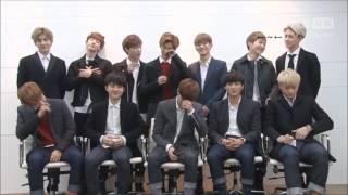 Hunhan Moment19 Sehuns reaction when Luhan singing  Sohu Interview [upl. by Rodmann95]