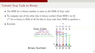 Digital design  RTL  Interview Question  Binary to Gray Code  Gray to Binary  Applications [upl. by Nawaj]