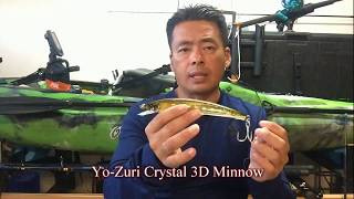 YoZuri Crystal 3D Minnow vs YoZuri Mag Darter [upl. by Cestar]