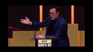 Chael Sonnen vs Anderson Silva  Hall of Fame 2024  Full Speech chaelsonnen ufc [upl. by Lowndes321]