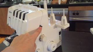 How to repair Brother 3034D overlocker serger foot lever [upl. by Valerian]