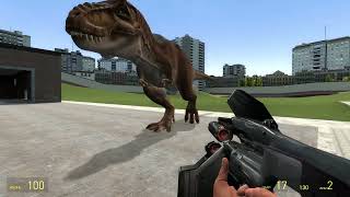 T Rex Chase in GMOD [upl. by Bobbee]