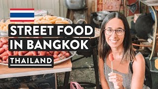 THAILAND FOOD TOUR  Bangkok Thai Street Food  A Chefs Tour Travel Vlog [upl. by Rimaj953]