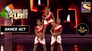 This Trio Delivers An Acrobatic Act On quotDola Requot  Indias Got Talent Season 8  Dance Act [upl. by Atinoj]