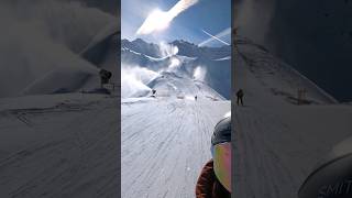 Skiing the Presena Glacier in the Italian Alps skiing italy adventure [upl. by Eniluqaj]