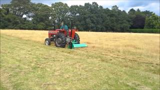 GEFG125 Flail Mower Demonstration by Farm Tech Supplies [upl. by Berton]