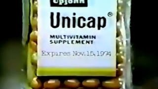 Unicap Vitamins Commercial 1974 [upl. by Naraj511]