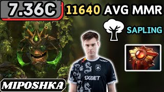 736c  Miposhka TREANT PROTECTOR Hard Support Gameplay  Dota 2 Full Match Gameplay [upl. by Anselmi546]