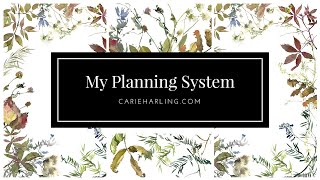 My Planning System [upl. by Ashman682]