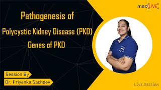 Pathogenesis of Polycystic Kidney Disease PKD  Genes of PKD  MedLive  Dr Priyanka Sachdev [upl. by Aihtennek]