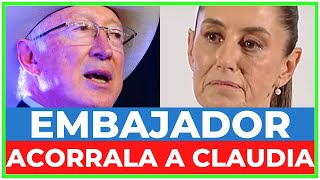 EMBAJADOR de EUA vs SHEINBAUM El DURO MENSAJE a la PRESIDENTA contra su ESTRATEGIA de SEGURIDAD [upl. by Lipson]