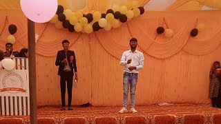 college dance performance। solo boy solo dance in college farewell party 🎉🎉 [upl. by Arimak]