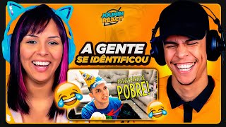 CARACOL RAIVOSO ANIVERSÁRIO DE RICO E DE POBRE 😂 React em Casal 🔥 [upl. by Sheena]