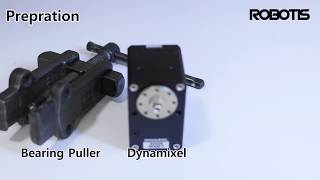 Dynamixel XSeries Horn Disassembly [upl. by Tarrel735]