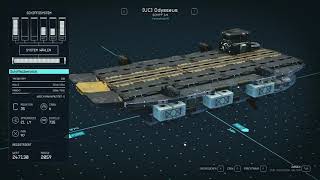 Starfield ship design UCOdysseus light carrier [upl. by Abel]