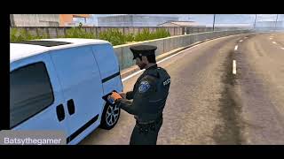 Police Sim 2022 by Ovilex Officer on the duty in the street of Rome Reality mobile game play [upl. by Aseuqram]