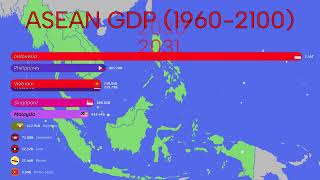 ASEAN Countries by GDP 19602100 UPDATED 2024 [upl. by Ramraj]