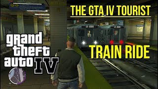 The GTA IV Tourist Liberty City Train Ride and Stations Tour Part 1 KE Line [upl. by Fidole]