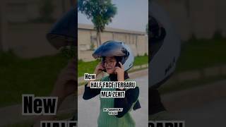 Half Face support intercome murah shortvideo halfface mlazenit helmmurah [upl. by Neersin]