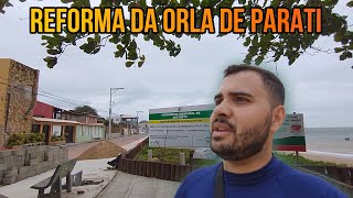 OBRAS NA PRAIA DE PARATI EM ANCHIETA ESPÍRITO SANTO [upl. by Elyrehc]