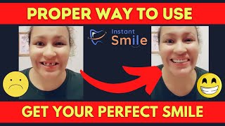 How to use Instant Smile Teeth Veneers for missing teeth 2023 [upl. by Yerhcaz]