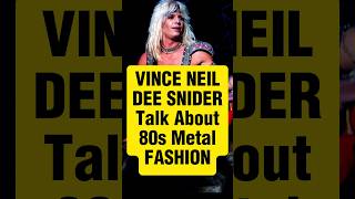 Motley Crue Twisted Sister and 80s Metal Dress twistedsister vinceneil deesnider 80smetal [upl. by Surat]