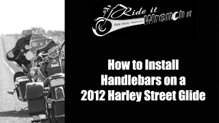 How to Install Handlebars on a 2012 Harley Street Glide [upl. by Sukramal]