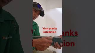 Vinyl planks installation staircase ofwinaustralia flooring [upl. by Ahsenek]