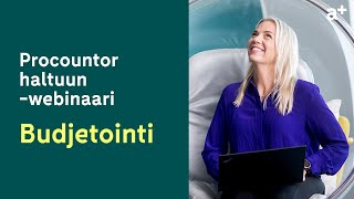 Budjetointi  Procountor haltuun webinaari  Accountor [upl. by Colette]